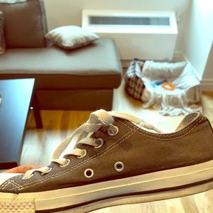 Gray size 7 converses